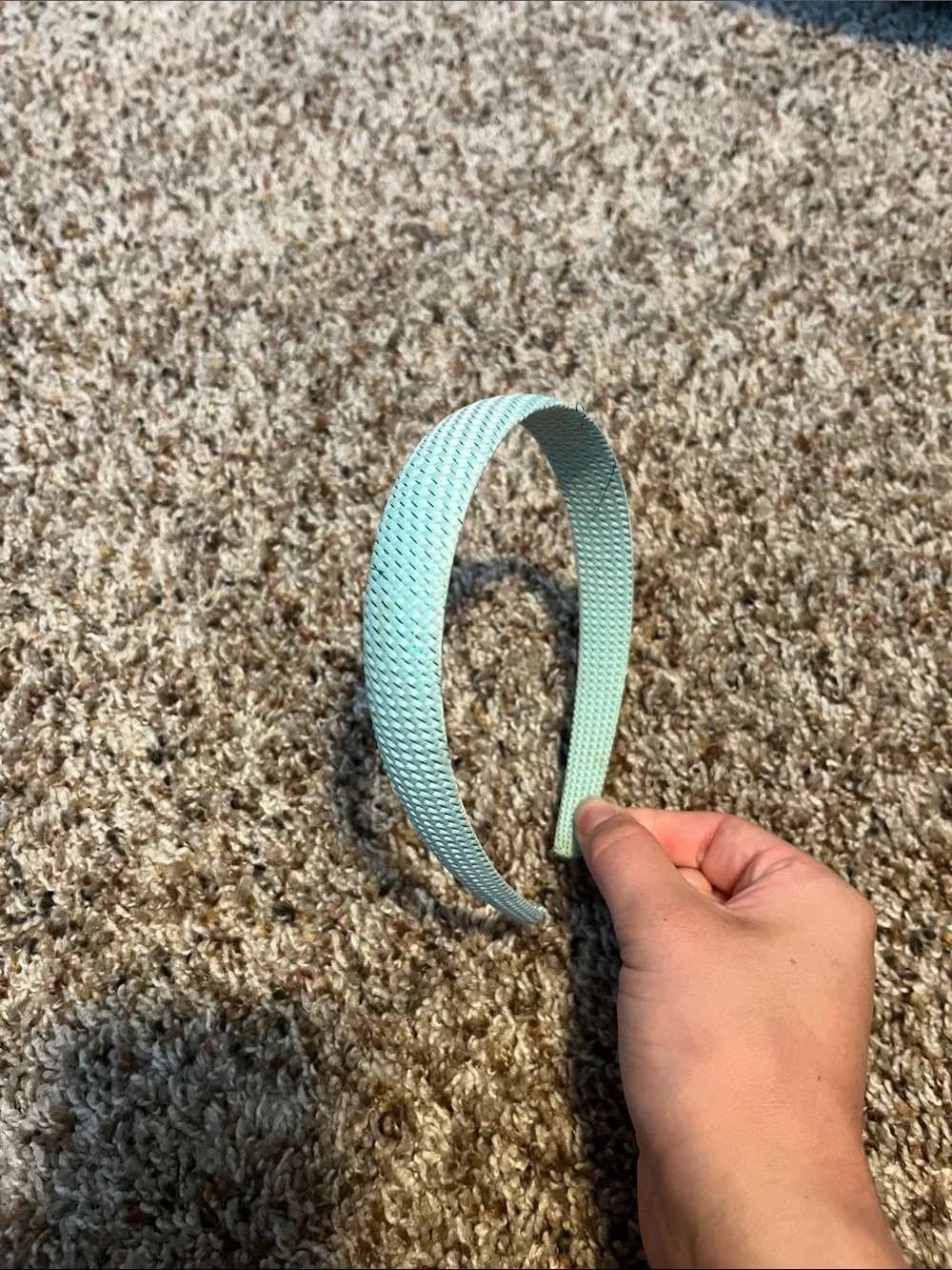 Kids Mint Textured Fabric Headband - Unbranded